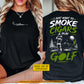 Personalized Golf Two-sided T-shirt, I Just Want To Smoke Cigars & Play Golf Sport Tees Gift For Golf Lover