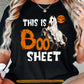 Funny Halloween Horse Boo T-shirt, This is Boo Sheet Ghost Horse Tees Spooky Season Gift For Horse Lover