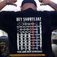 Funny Veterans Backside T-shirt, Hey Snowflake USA Tees Gift For Veteran Lovers
