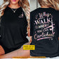 Personalized Gymnastics Two-sided T-shirt, Why Walk When You Can Cartwheel Sport Tees Gift For Gymnastics Lover