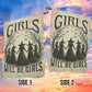 Funny Halloween Witch Garden Flag House Flag, Girls Will Be Girls Yard Flag, Spooky Season Gift For Witch Lovers