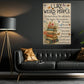 Reading Book Canvas Painting, I Like Weird People Wall Art Decor, Poster Gift For Book Lovers