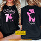 Personalized Ballet Back To School Kid Two-sided T-shirt, Twirling Into Preschool Tees Elementary School Student Gift For Ballet Lover