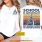Personalized Barrel Racing First Day Of School Two-sided T-shirt, School Is Important Back To School Tees, Student Gift For Barrel Racing Lover