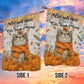 Cute Thanksgiving Cat Garden & House Flag, Let Our Lives Be Full Of Cats Outdoor Decor, Give Thanks Yard Decor Gift For Cat Lovers