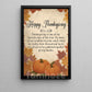 Thanksgiving Canvas Painting, Thanksgiving Is One Of My Favorite Days Wall Art Decor, Give Thanks Poster Gift