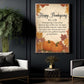Thanksgiving Canvas Painting, Thanksgiving Is One Of My Favorite Days Wall Art Decor, Give Thanks Poster Gift
