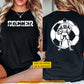Personalized Soccer Man Two-sided T-shirt, The Name They'll Remember Sport Tees Gift For Soccer Lovers