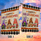 Funny Gnomies Garden & House Flag, Happy HalloThanksMas Gnomies Yard Flag, 3 Seasons In 1 Flag Gift For Gnomie Lovers
