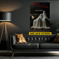 Personalized Halloween Couple Ghost Canvas Painting, You & Me We Got This Wall Art Decor, Spooky Season Poster Gift For Couple