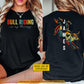 Personalized Cowboy Bull Riding Two-sided T-shirt, Bull Riding Is My Therapy Tees Gift For Cowboys, Bull Riding Lover