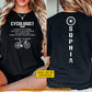 Personalized Cycling Two-sided T-shirt, Certified Cycologist Sport Tees Gift For Cycling Lover