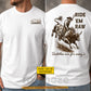 Personalized Cowboy Bull Riding Two-sided T-shirt, Ride 'Em Raw Saddles Are For Sissy's Tees Gift For Cowboys, Bull Riding Lover