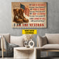 Personalized Veterans Day Canvas Painting, I Am The Veteran Wall Art Decor, Poster Gift For Former Soldiers