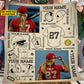 Personalized Softball Girl Fleece Blanket, Beyond the Dugout Sport Woven Blanket, Sherpa Blanket Gift For Softball Lovers