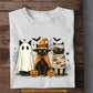 Cute Halloween Cat T-shirt, Purranormal Halloween Tees Spooky Season Gift For Cat Lovers