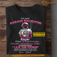 Personalized Softball Girl T-shirt, To My Badass Daughter, Gift For Softball Girl From Parent Dad Mom