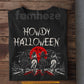 Halloween Western Cowgirl T-shirt, Howdy Halloween Tees Spooky Season Gift For Cowgirls, Horse Lover