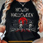 Halloween Western Cowgirl T-shirt, Howdy Halloween Tees Spooky Season Gift For Cowgirls, Horse Lover