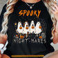 Halloween Horse Ghost T-Shirt, Spooky Night - Mares Tees Spooky Season Gift For Horse Lover