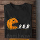 Funny Halloween T-shirt, Pumpkin Pac-Man & The Haunted Chase Tees Spooky Season Gift