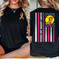 Breast Cancer Awareness Softball Two-sided T-shirt, Strike Out Breast Cancer Sport Tees Gift For Softball Lover Who Supports Breast Cancer Awareness