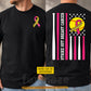 Breast Cancer Awareness Softball Two-sided T-shirt, Strike Out Breast Cancer Sport Tees Gift For Softball Lover Who Supports Breast Cancer Awareness