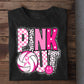 Pink Volleyball T-shirt, Pink Out Sport Tees Gift For Volleyball Lovers Who Support Breast Cancer Awareness