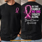 Pink Breast Cancer Awareness Two-sided T-shirt, In This Family No One Fights Alone Pink Ribbon Tees Gift