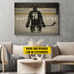 Motivational Personalized Hockey Man Canvas Painting, Keep Going Sport Wall Art Decor, Poster Gift For Hockey Lover