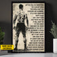 Motivational Personalized Wrestling Man Canvas Painting, That's How Winning Is Done Wall Art Decor, Poster Gift For Wrestler