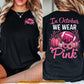 Pink USA Football Breast Cancer Awareness Two-sided T-shirt, In October We Wear Pink Ribbon Tees Gift For Football Lover