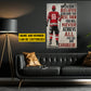 Motivational Personalized Hockey Man Canvas Painting, If You Don't Believe Wall Art Decor, Poster Gift For Hockey Lovers