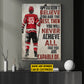 Motivational Personalized Hockey Man Canvas Painting, If You Don't Believe Wall Art Decor, Poster Gift For Hockey Lovers