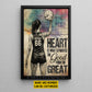 Personalized Volleyball Girl Canvas Painting, Good From The Great Wall Art Decor, Poster Gift For Volleyball Lovers