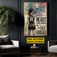 Personalized Volleyball Girl Canvas Painting, Good From The Great Wall Art Decor, Poster Gift For Volleyball Lovers