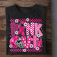 Pink Ribbon Football Breast Cancer Awareness T-shirt, Pink Out Tees Gift For Football Lover