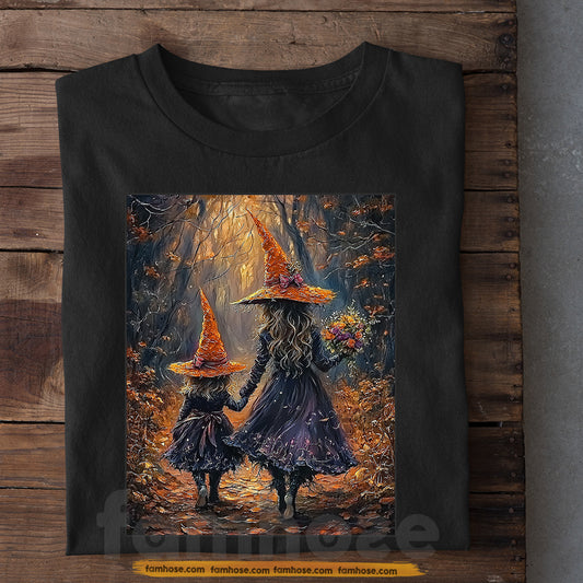 Halloween Witch T-shirt, Witch’s Bond Tees Spooky Season Gift For Witch Lovers