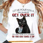Funny Black Cat T-shirt, Let Me Pour You A Tall Glass Tees Gift For Cat Lover