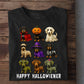 Halloween Dachshund Dog Costume T-Shirt, Happy Hallowiener Tees Spooky Season Gift For Wiener Dog Lover