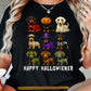 Halloween Dachshund Dog Costume T-Shirt, Happy Hallowiener Tees Spooky Season Gift For Wiener Dog Lover