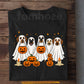 Halloween Dachshund Dog Ghost T-Shirt, Cute Wiener Ghost Trick Or Treat Tees Spooky Season Gift For Wiener Dog Lover