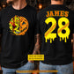 Personalized Halloween Softball Two-sided T-shirt, Fear The Swing Tees Spooky Season Gift For Softball Lover