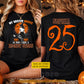 Personalized Halloween Hockey Witch Two-sided T-shirt, My Broom Broke Tees Spooky Season Gift For Hockey Lover