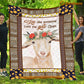 Cute Goat Blanket, Live Like Someone Left The Gate Open Fleece Blanket - Sherpa Blanket Gift For Goat Lover