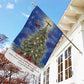 A Christmas Tribute To Jesus, Christmas Tree Xmas Garden Flag & House Flag, Christmas Flag Gift For Christmas Tree Lovers