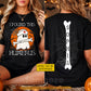 Vintage Personalized Halloween Nurse Boo Two-sided T-shirt, I Found This Humerus Tees Spooky Season Gift For Nurse Lover