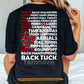 Cheerleading Backside T-shirt, Back Handspring Back Tuck Tees Gift For Cheerleaders