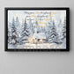 Christmas Canvas Painting, May Your Home Be A Place Of Joy Wall Art Decor, Xmas Poster Gift To Decor House Or Office
