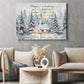 Christmas Canvas Painting, May Your Home Be A Place Of Joy Wall Art Decor, Xmas Poster Gift To Decor House Or Office